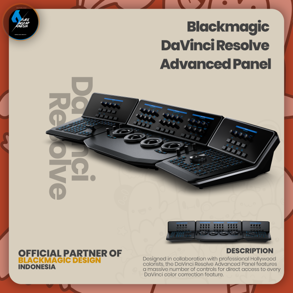 Blackmagic-DaVinci-Resolve-Advanced-Panel-PT-Aputure-Lanskap-Indonesia