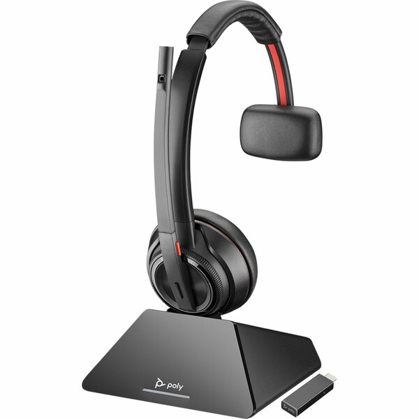 Poly Savi 8210 UC Microsoft Mono DECT Wireless Headset, USB-C - 209812-01